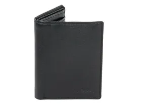 MENS LEATHER WALLET 95425 (BLACK)