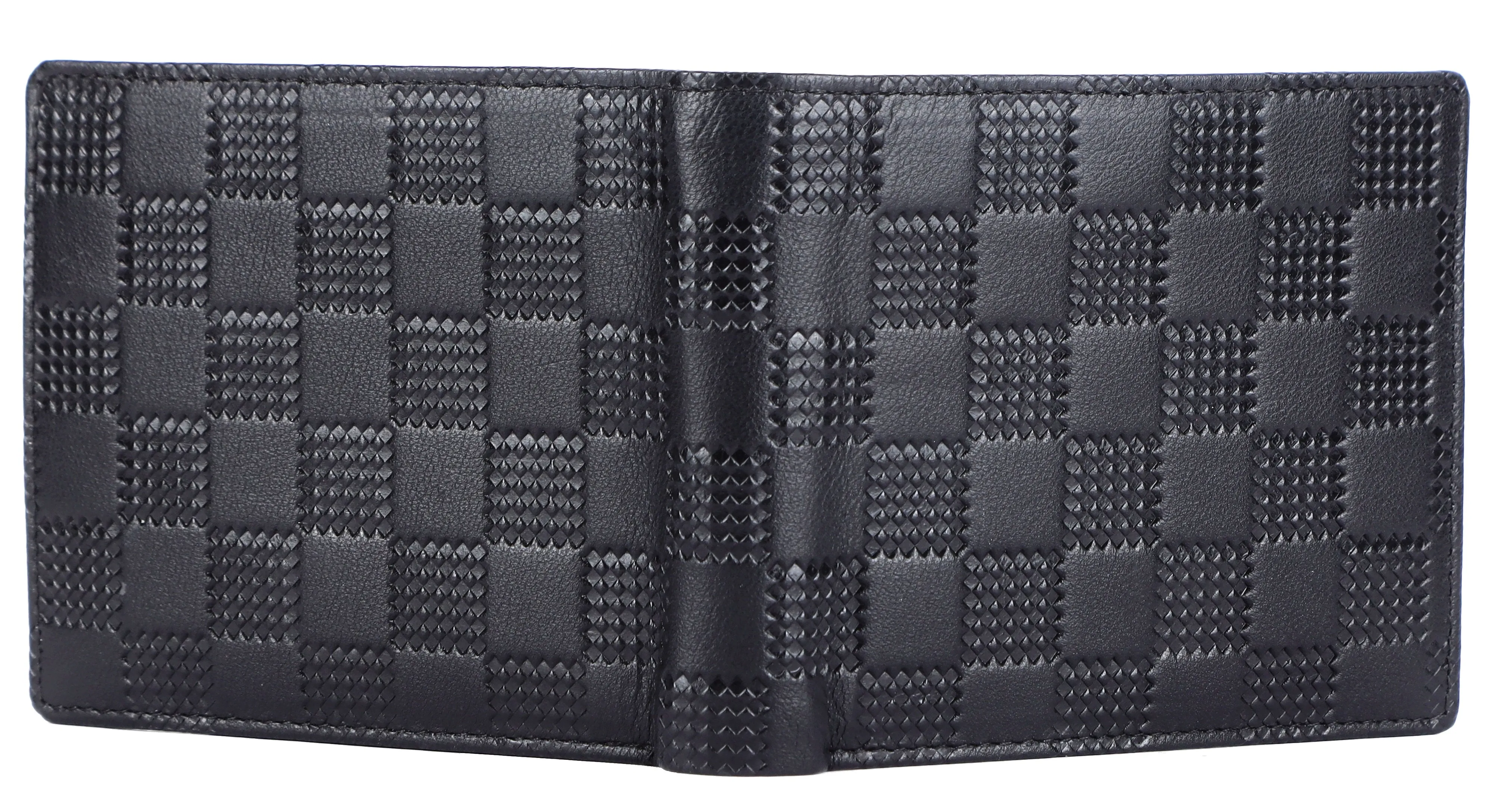 MENS LEATHER WALLET (RFID) 93702 (BLACK)