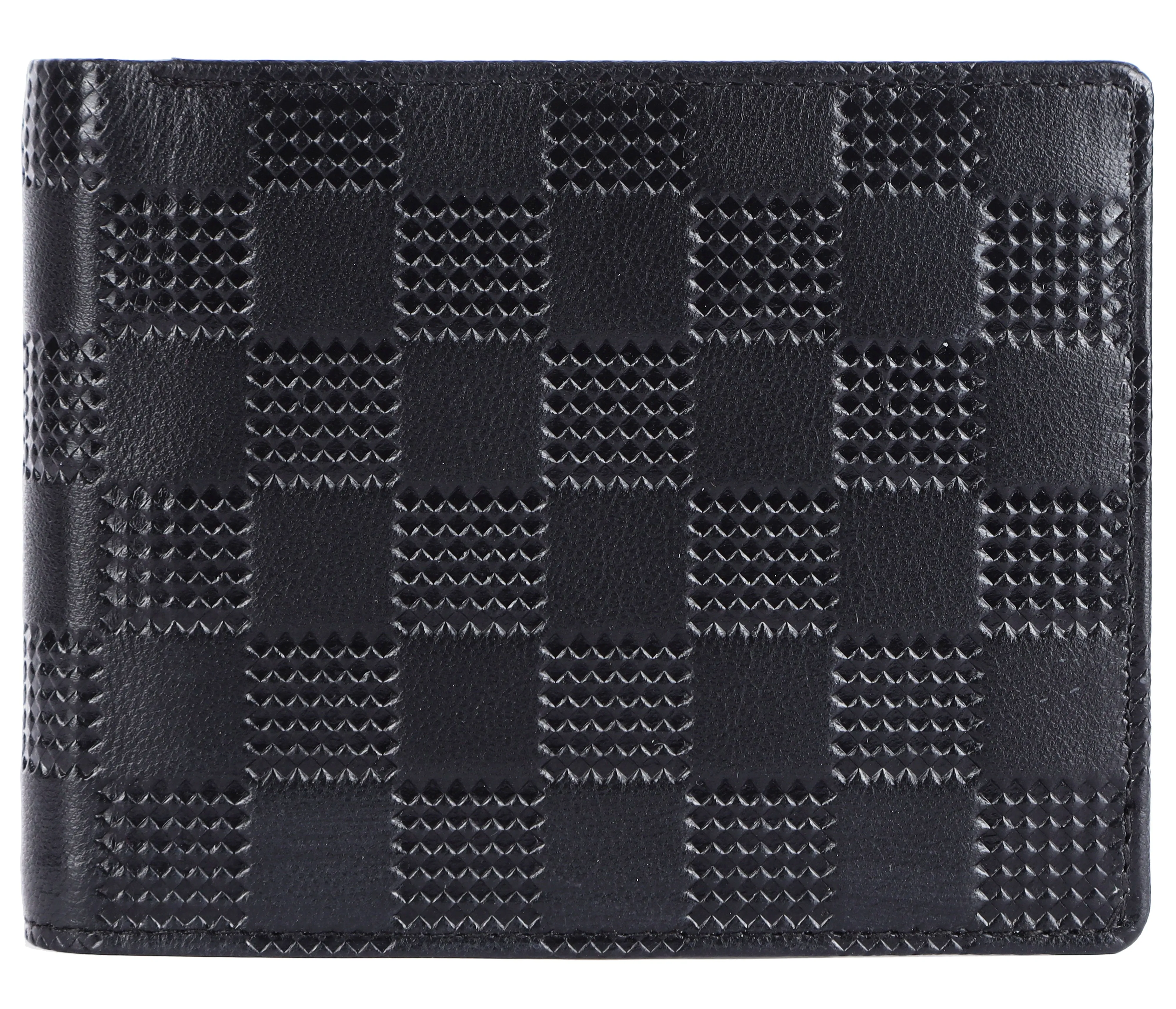 MENS LEATHER WALLET (RFID) 93702 (BLACK)