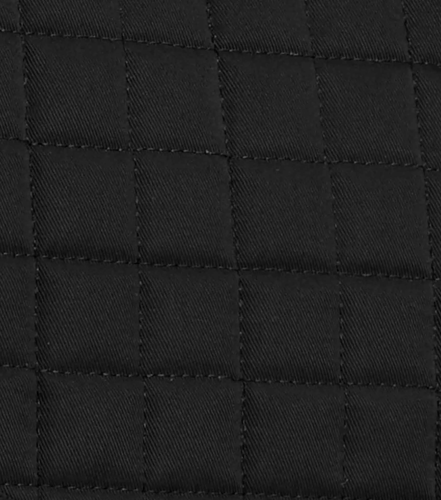 Merino Wool Saddle Pad - GP/Jump Numnah Black/Natural Wool