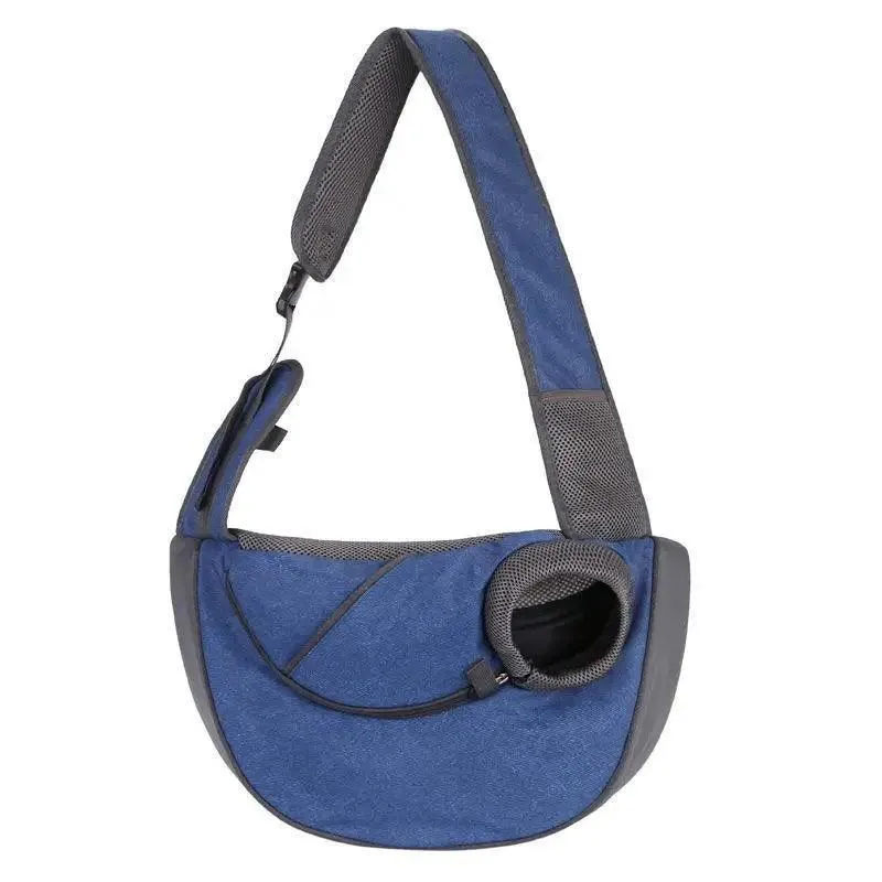 Mesh Dog Sling Bag: Breathable Outdoor Pet Carrier for Adventures