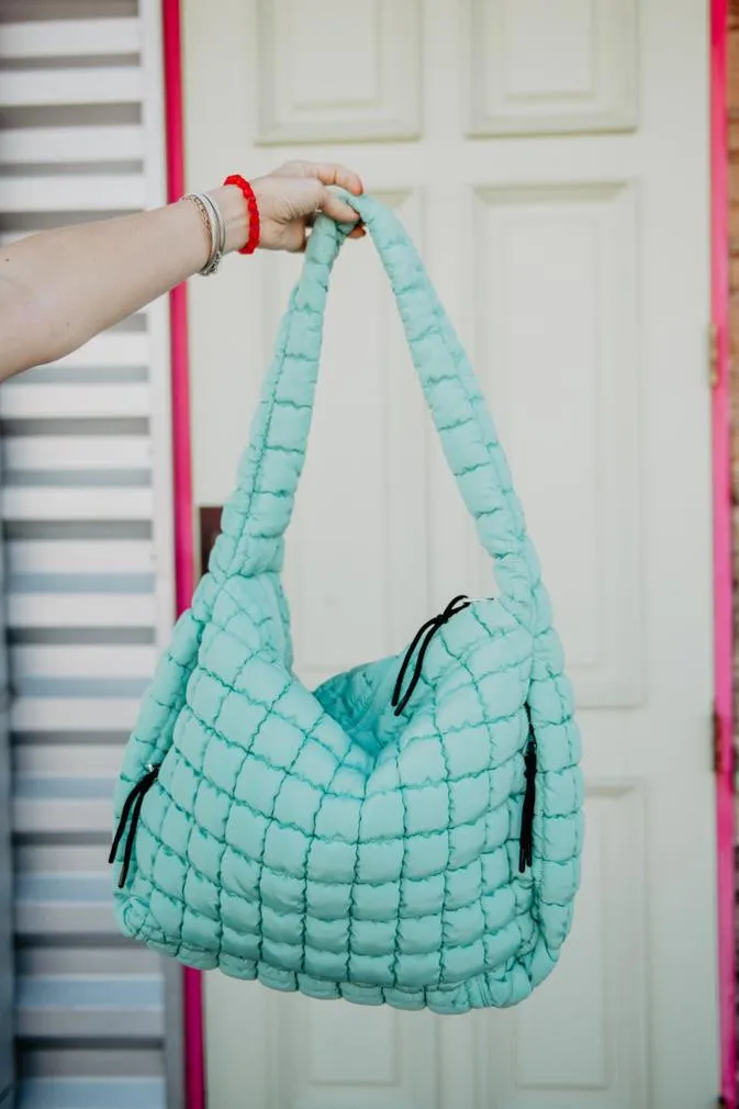 Mint Oversized Hobo Bag