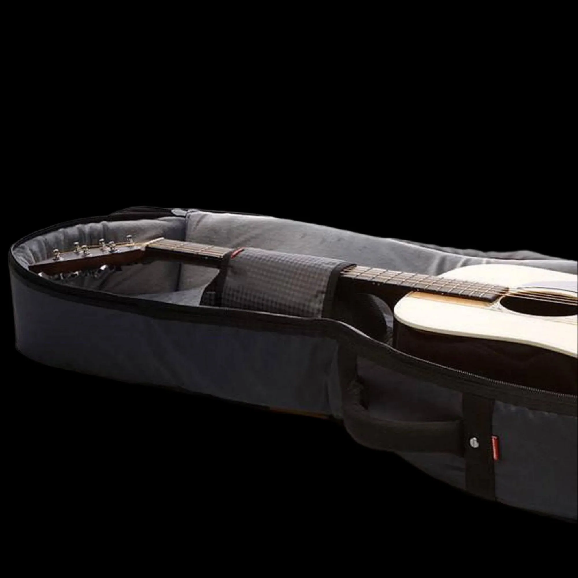 Mono Single Jet Black Dreadnought Guitar Case