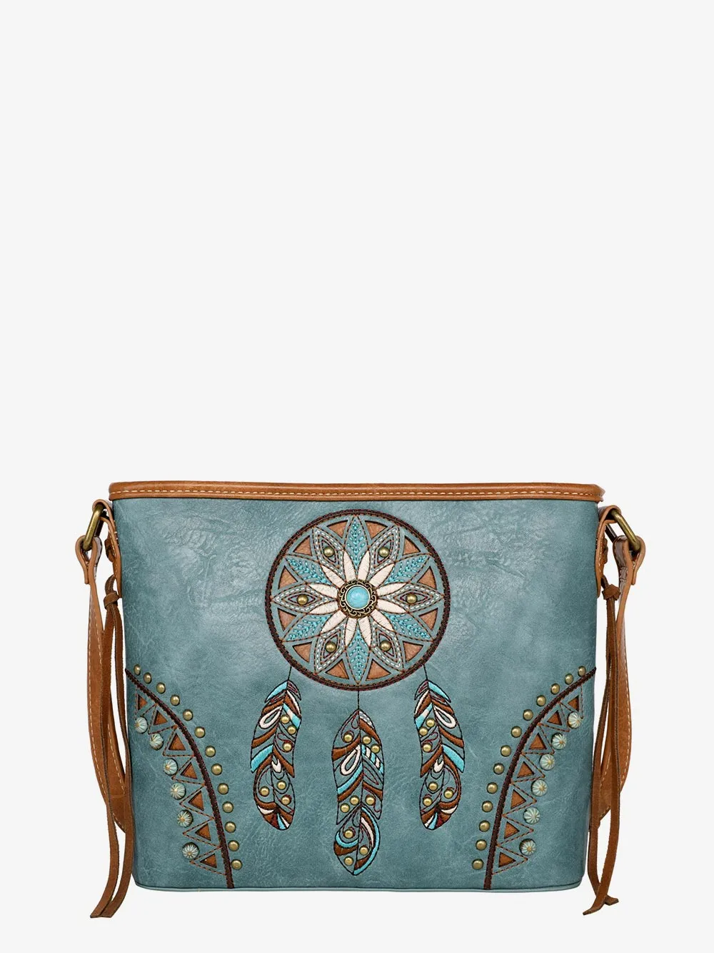 Montana West Cut-out Embroidered Floral Concealed Carry Crossbody