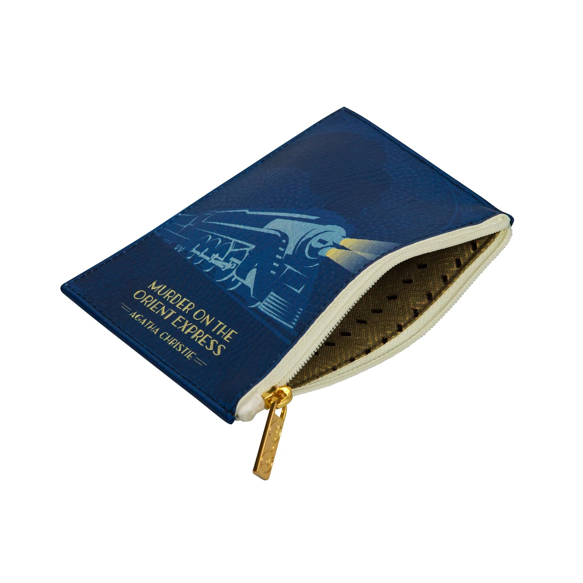 Murder on The Orient Express Blue Book Coin Purse Wallet