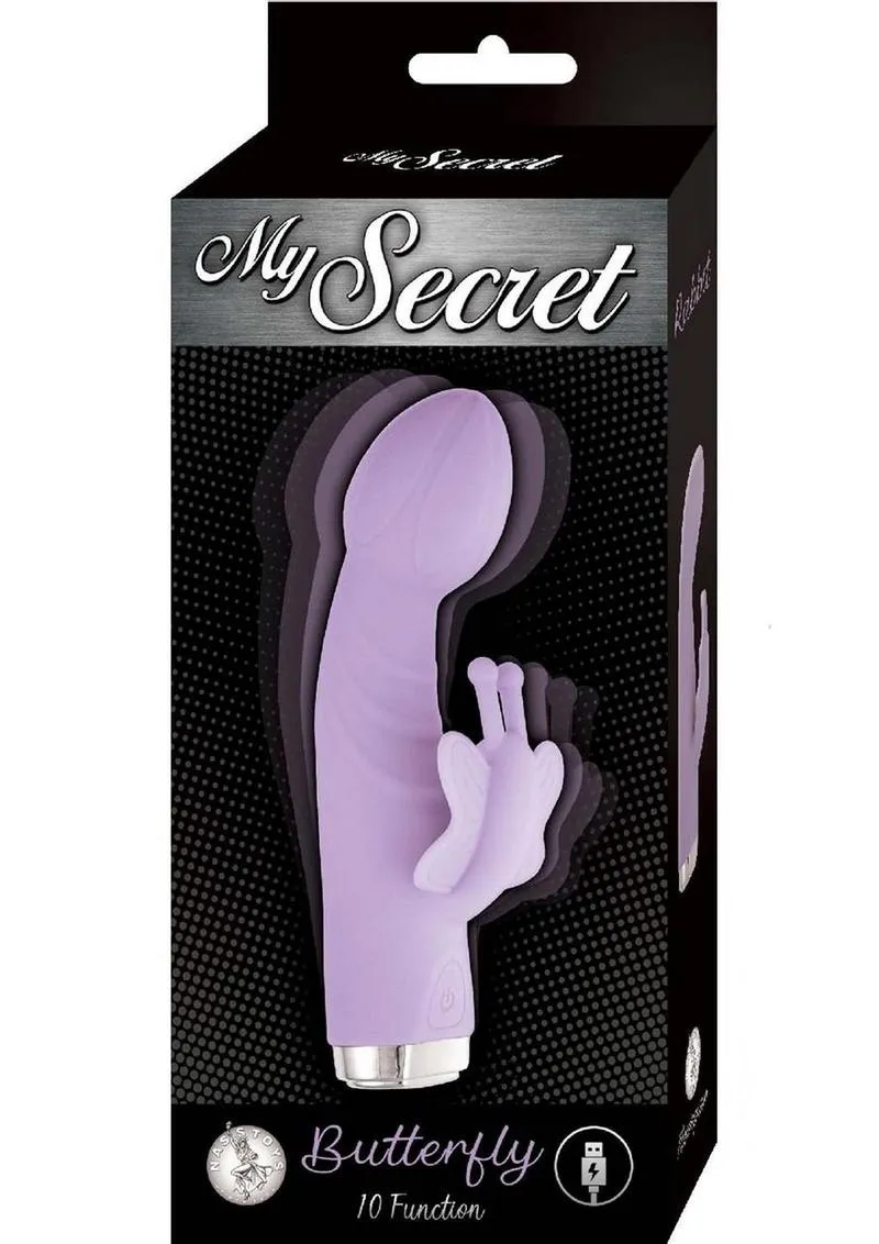 My Secret Butterfly Rechargeable Silicone Rabbit Vibrator