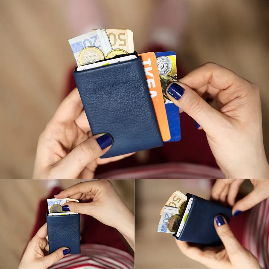 Nero Wallet Leather - Mens Wallets - Keep Your Personal Information Safe and Secure -  FULL RFID protection