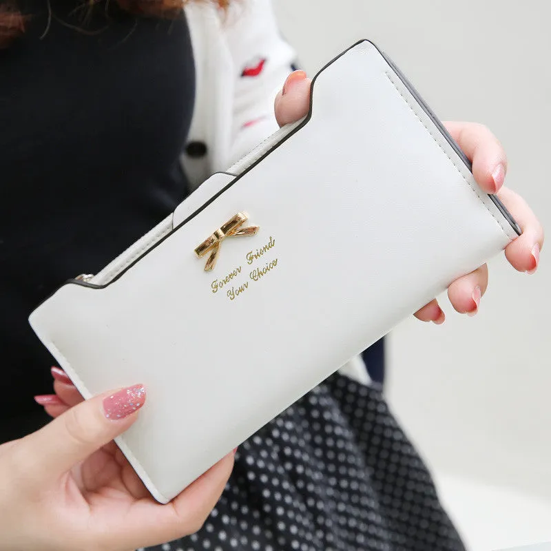 New arrival leather women wallets woman messenger bag women's design wallet change purse for women