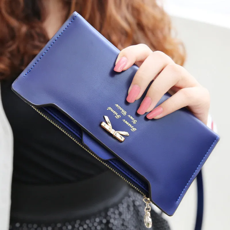 New arrival leather women wallets woman messenger bag women's design wallet change purse for women