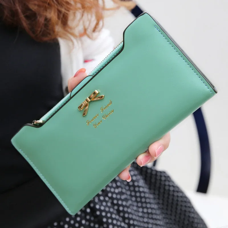 New arrival leather women wallets woman messenger bag women's design wallet change purse for women