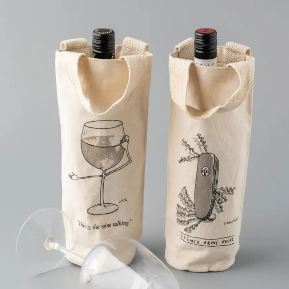 New Yorker Wine Tote - French Army Knife