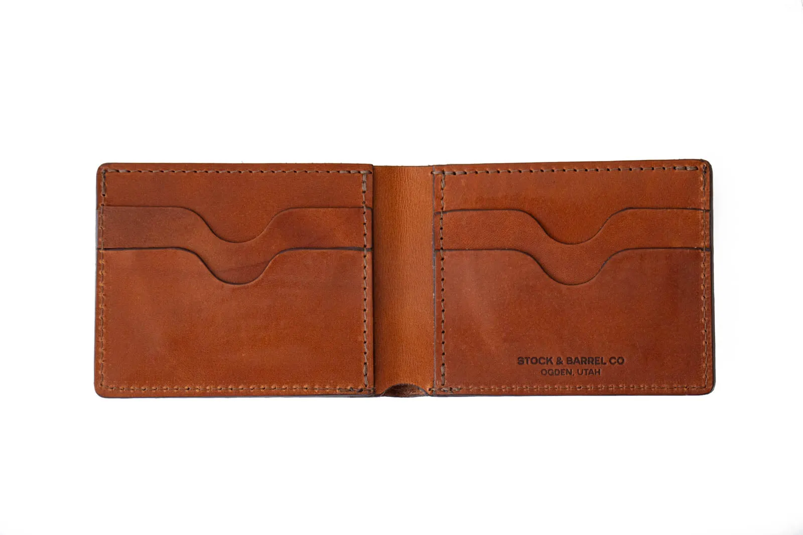 No.55 | 'Buck Brown' Men's Leather Bill Fold Wallet