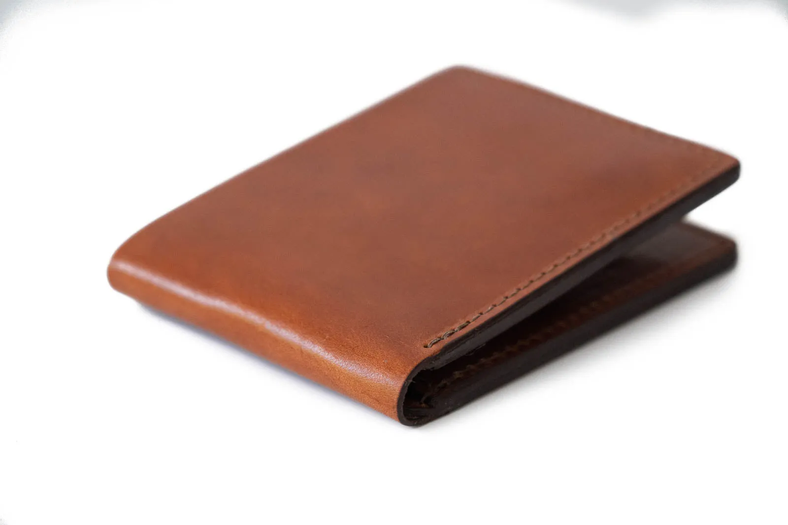 No.55 | 'Buck Brown' Men's Leather Bill Fold Wallet