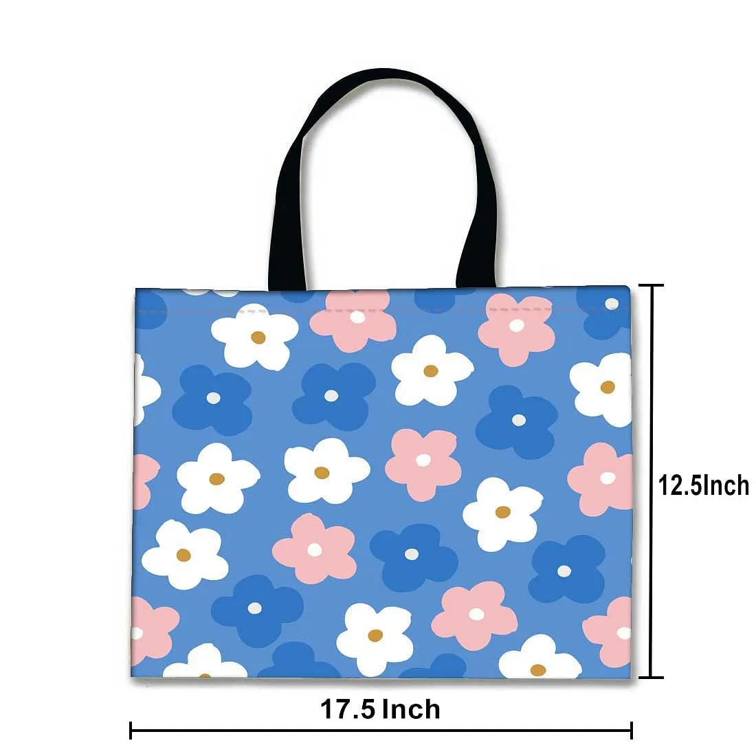 Nutcase Designer Tote Bag for Women Gym Beach Travel Shopping Fashion Bags with Zip Closure and Internal Pocket to keep cash/valuables - Flowers