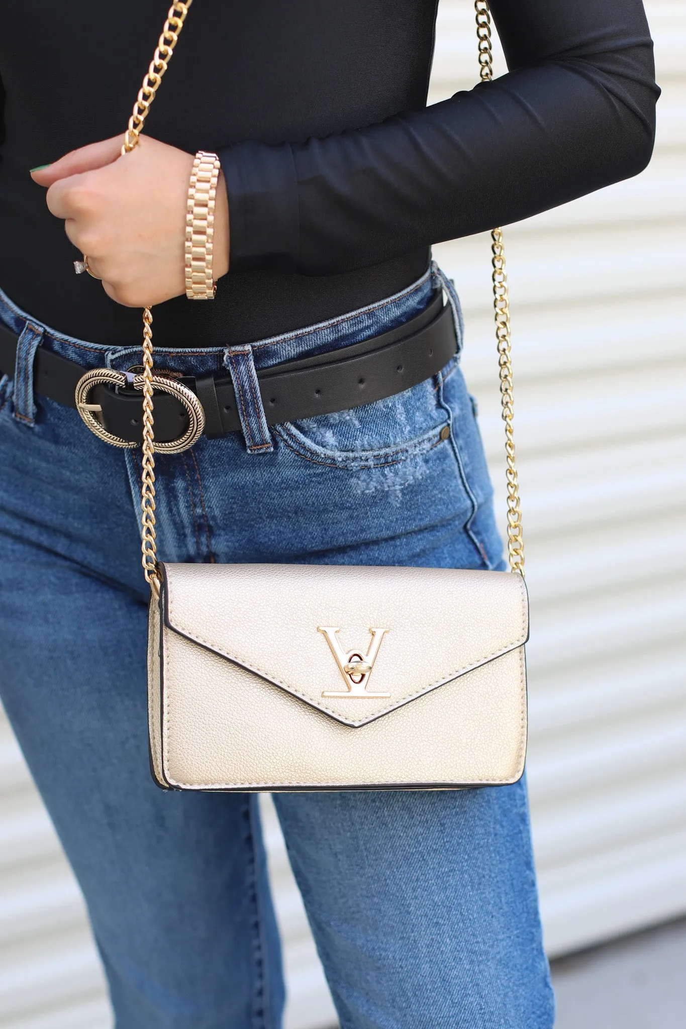 Oh So Classy Purse In Gold