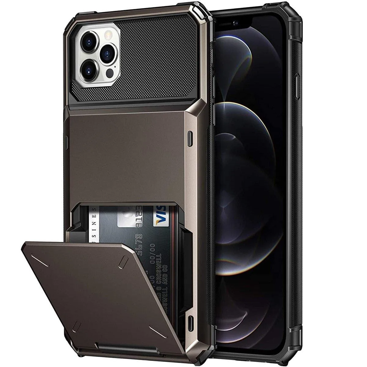 Orbit Shockproof iPhone Wallet Case For 6, 7 & 8 Series