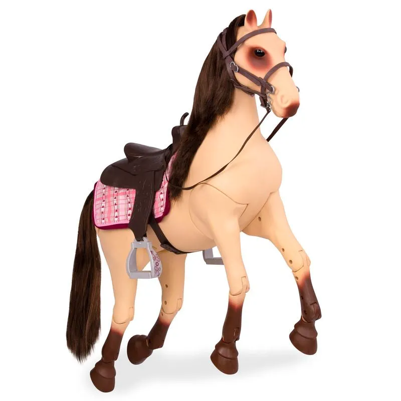 Our Generation Horse Poseable Morgan Horse For 18 Inch (45cm) Doll