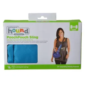 Outward Hound Sling-Go Pet Sling Carrier - Blue - Small (For Pets up to 15 lbs)