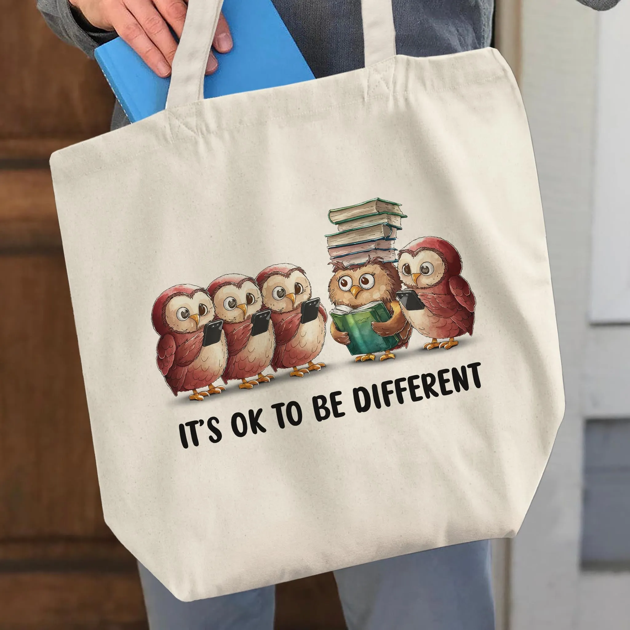 Paper Books E-Books Owl Ok To Be Different TBW2003