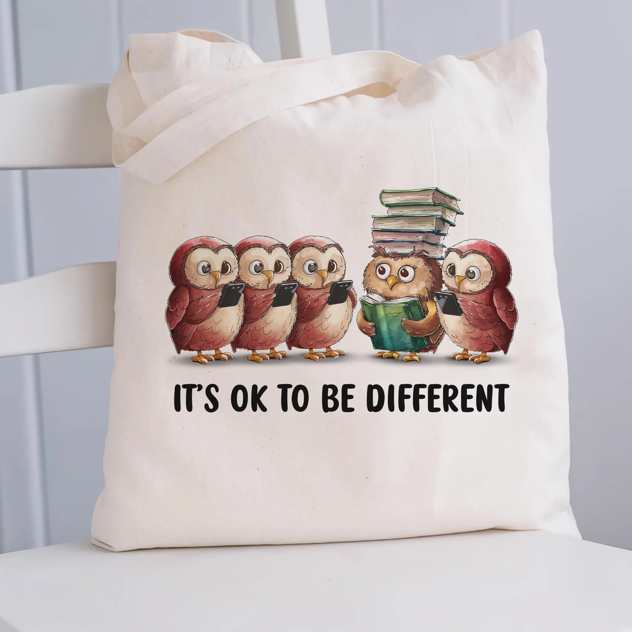 Paper Books E-Books Owl Ok To Be Different TBW2003