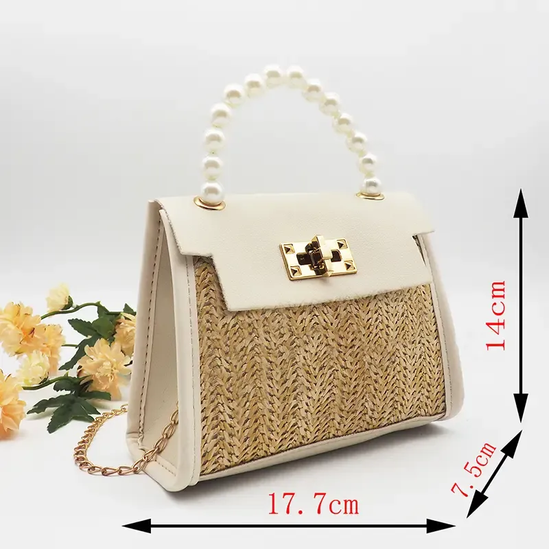 Paziye Straw Woven Crossbody Bag