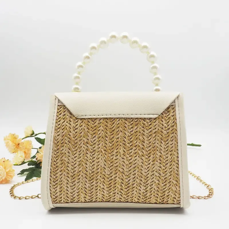 Paziye Straw Woven Crossbody Bag