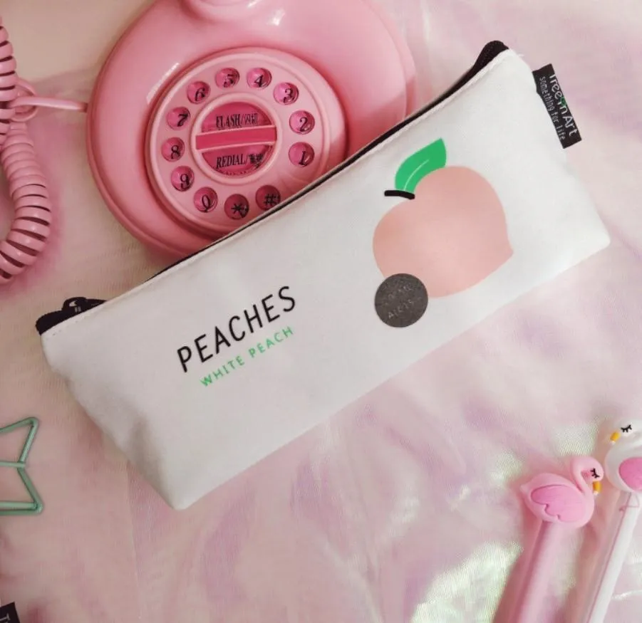 Peaches Makeup Bag