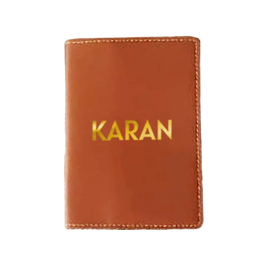 Personalized Vegan Leather Passport Holder for Men & Women - Add Name