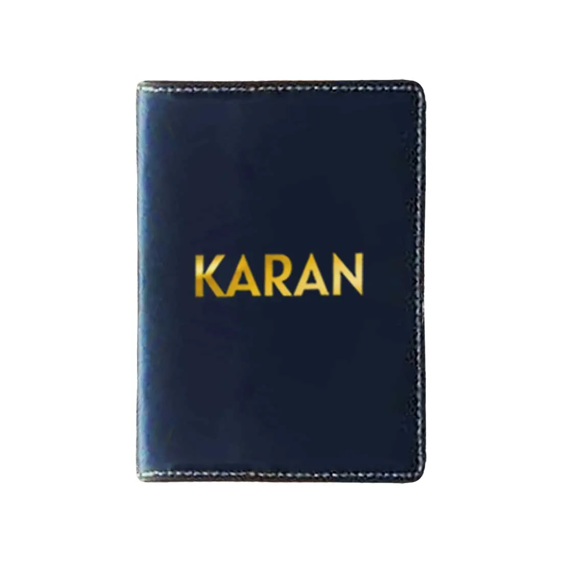 Personalized Vegan Leather Passport Holder for Men & Women - Add Name