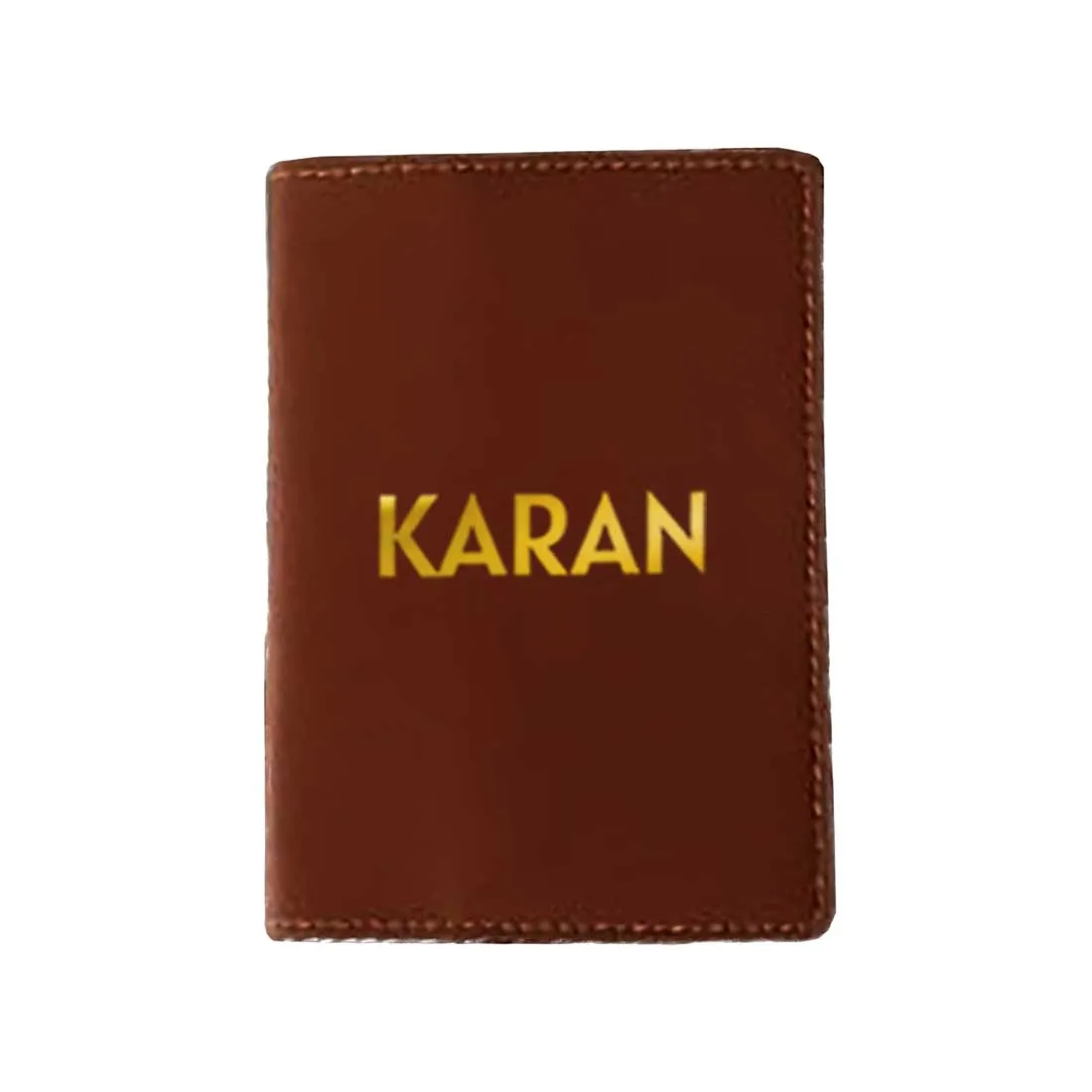 Personalized Vegan Leather Passport Holder for Men & Women - Add Name