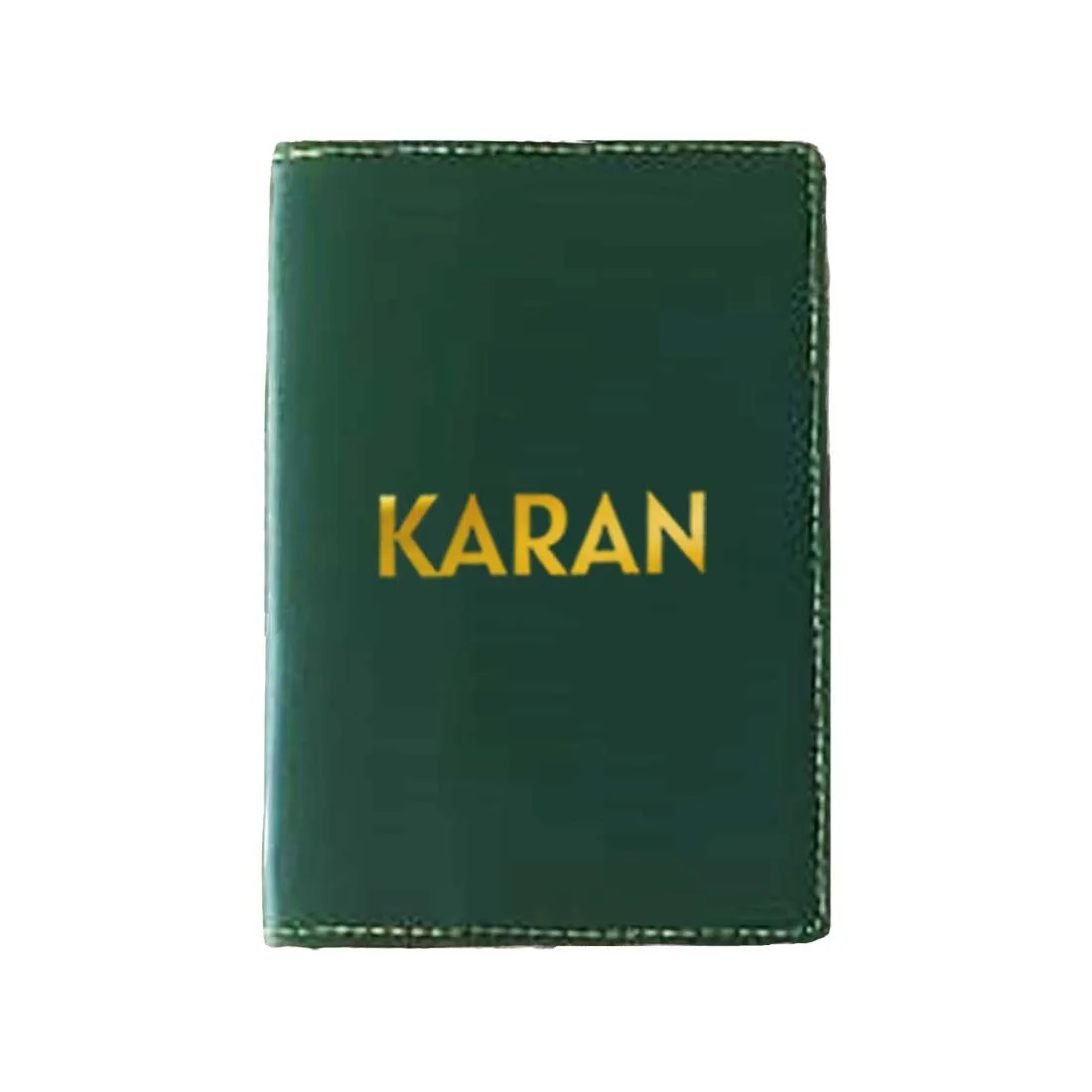 Personalized Vegan Leather Passport Holder for Men & Women - Add Name