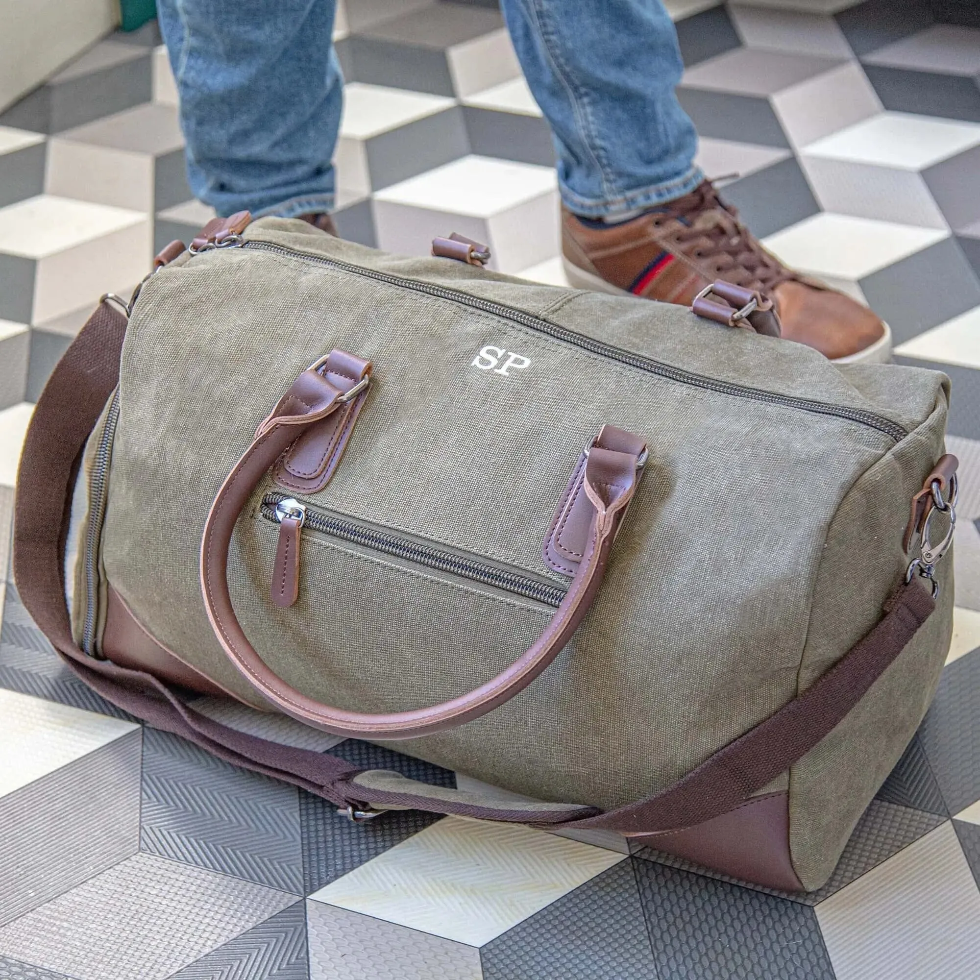 Premium Canvas Weekend Holdall