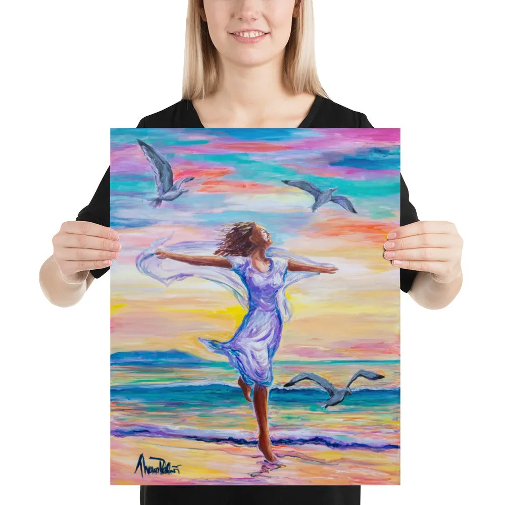 "Freedom's Dance" - Prophetic Art Print with Poem