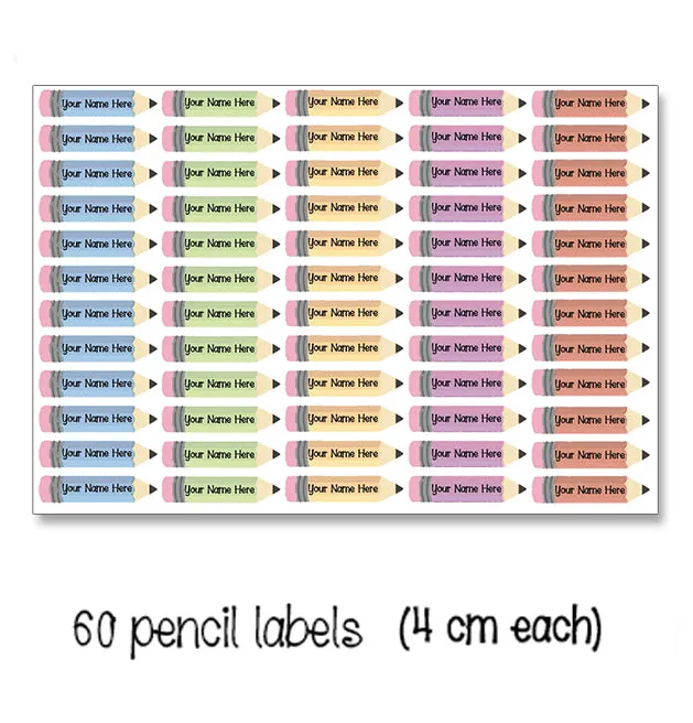 ""Baby Minnie" School labels packs