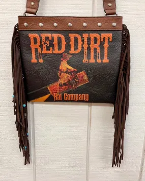 Red Dirt Hat Co Ladies Genuine Leather Rocket Cowgirl W/ Fringe Leather Concealed Carry Crossbody 24120948