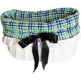 Reversible Snuggle Bug Dog Carrier Aqua Plaid