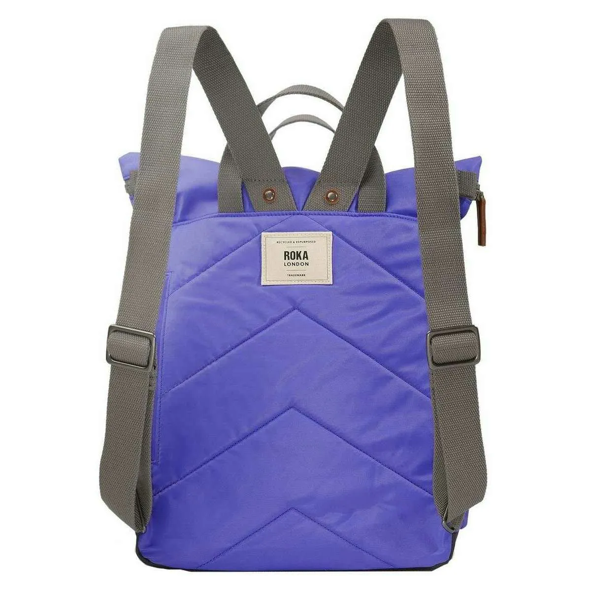 Roka Canfield B Medium Recycled Nylon Backpack - Simple Purple