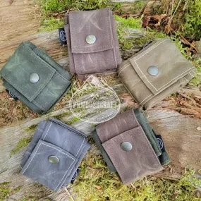 Rugged Waxed Canvas Foraging Bag, Hip Pouch by PNWBUSHCRAFT