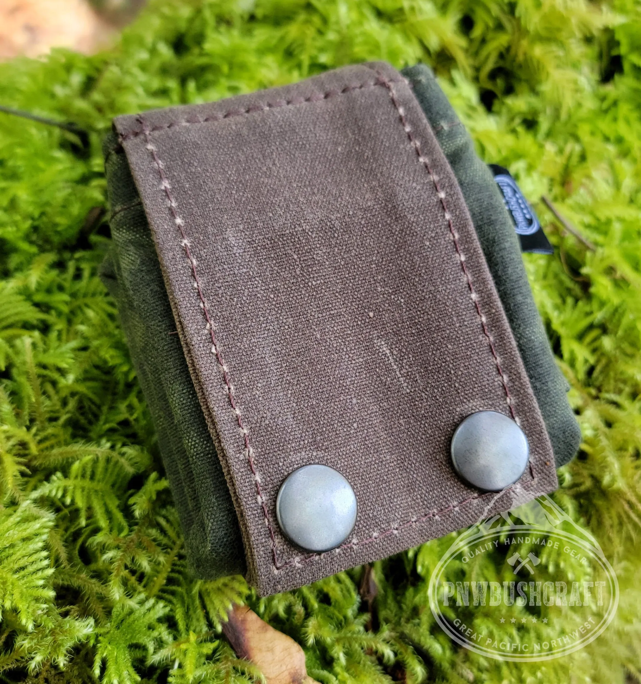 Rugged Waxed Canvas Foraging Bag, Hip Pouch by PNWBUSHCRAFT