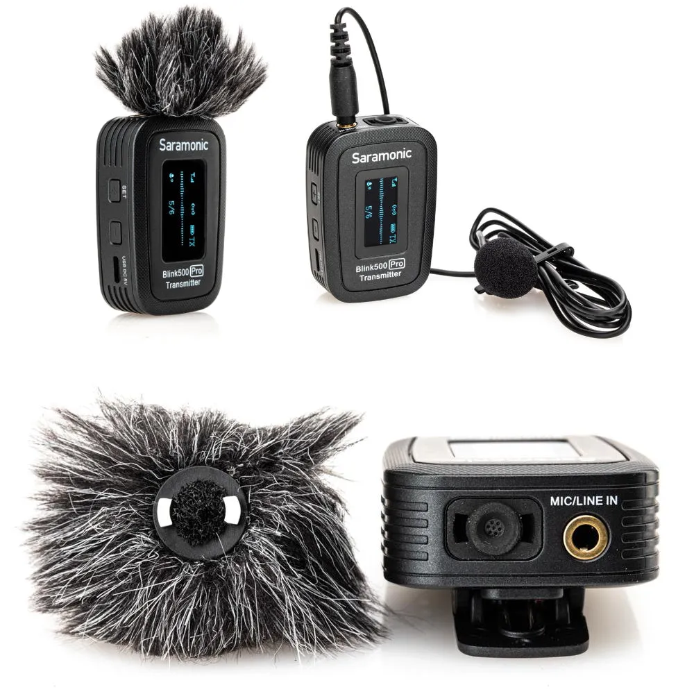 Saramonic Blink 500 Pro B1 Advanced 2.4 GHz Wireless Clip-On Microphone System