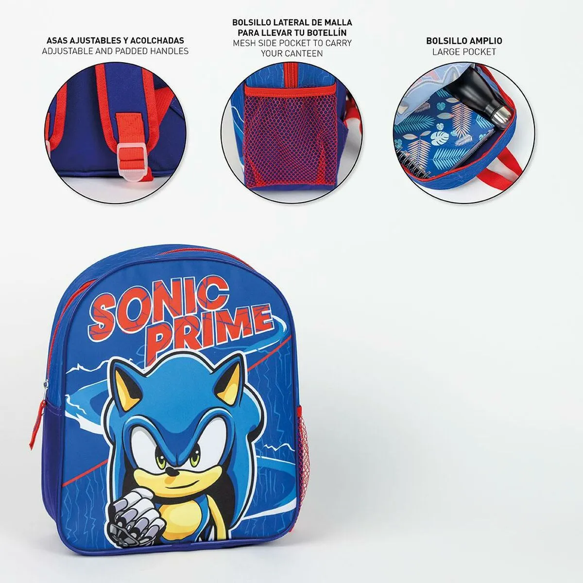 School Bag Sonic Blue 25 x 30 x 29 cm