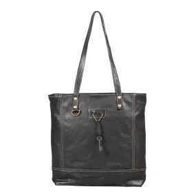 Slim Leather Tote Bag