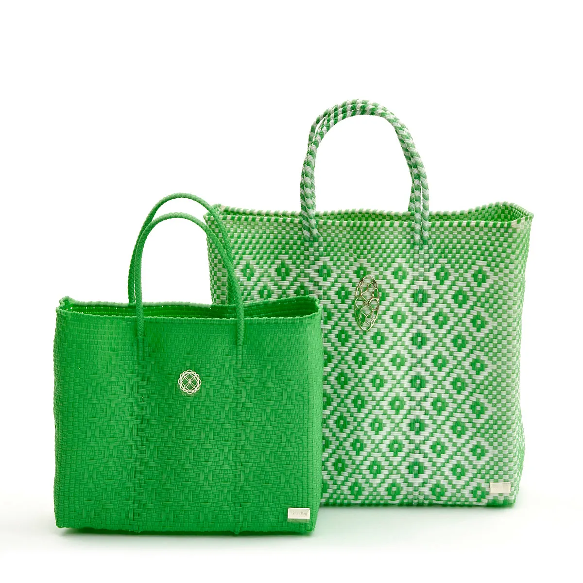 SMALL GREEN TOTE BAG