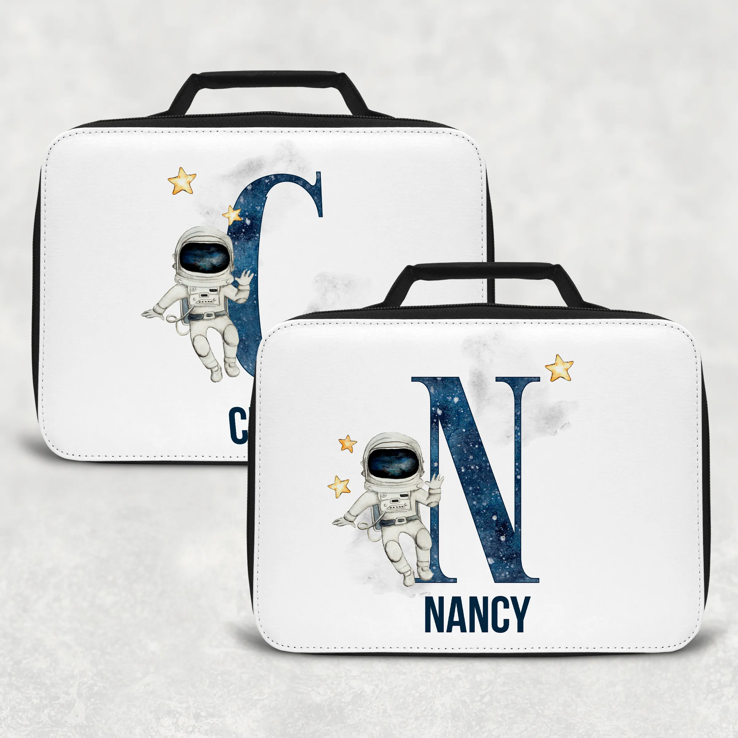 Space Alphabet Personalised Insulated Lunch Bag