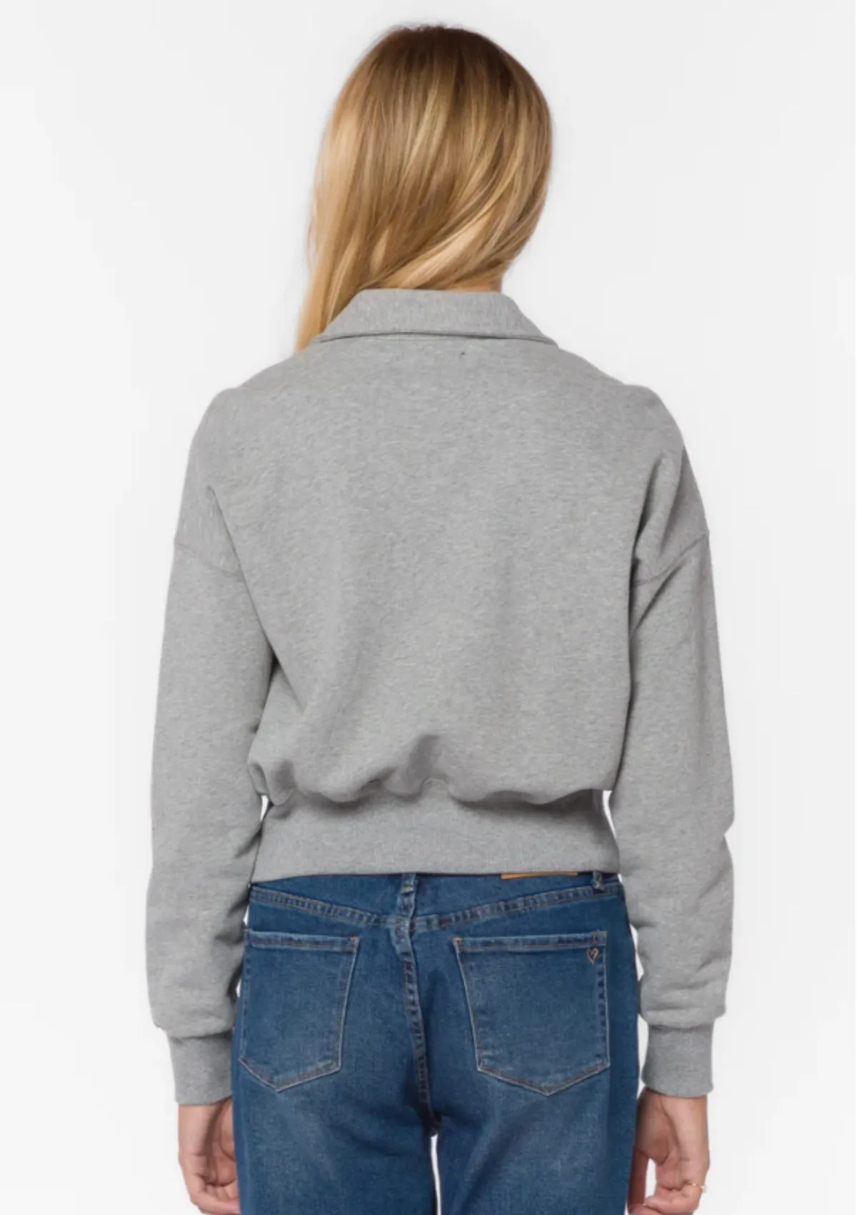 Stewart Long Sleeve Cropped Sweatshirt