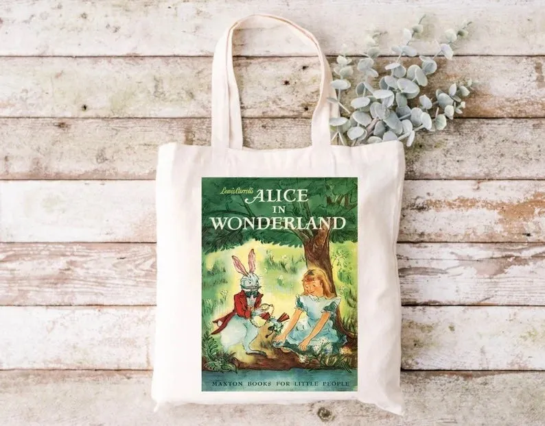 Storybook Tote bag - Alice In Wonderland