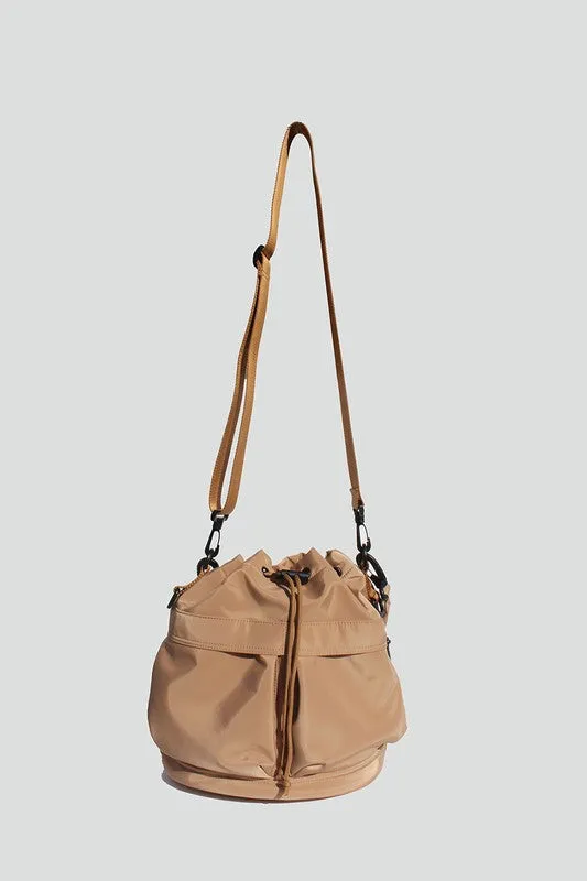 STREET LEVEL NYLON BUCKET BAG