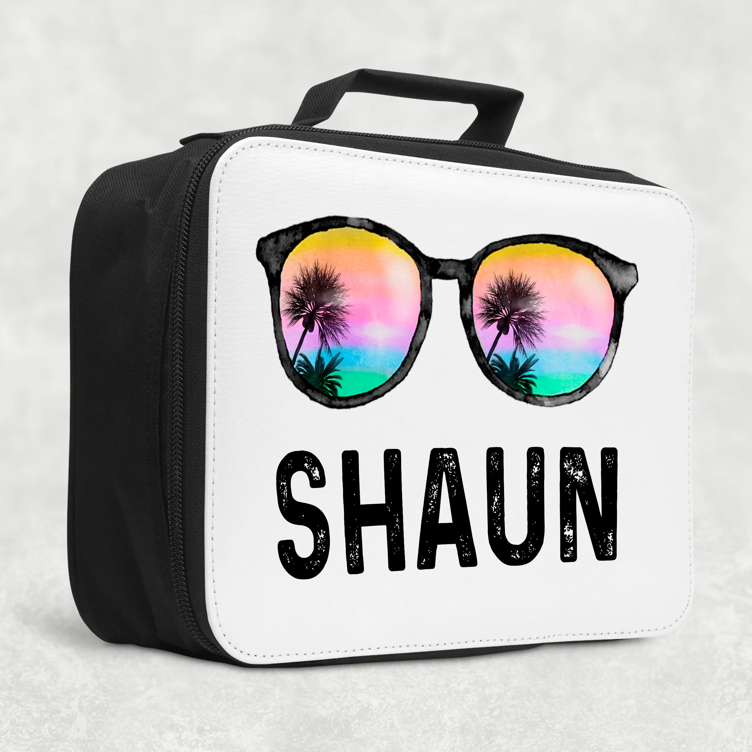 Sunglasses Personalised Insulated Lunch Bag