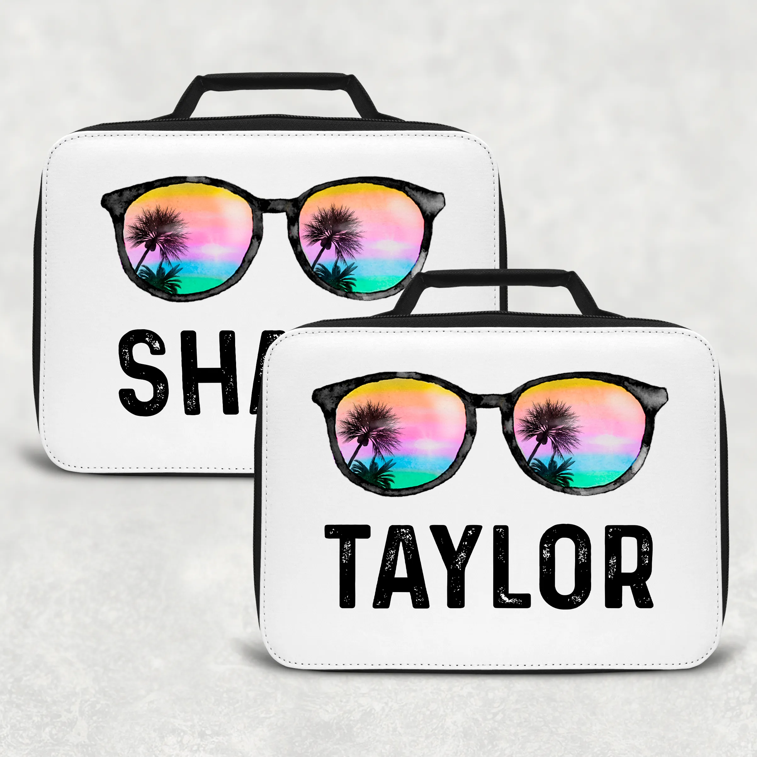 Sunglasses Personalised Insulated Lunch Bag