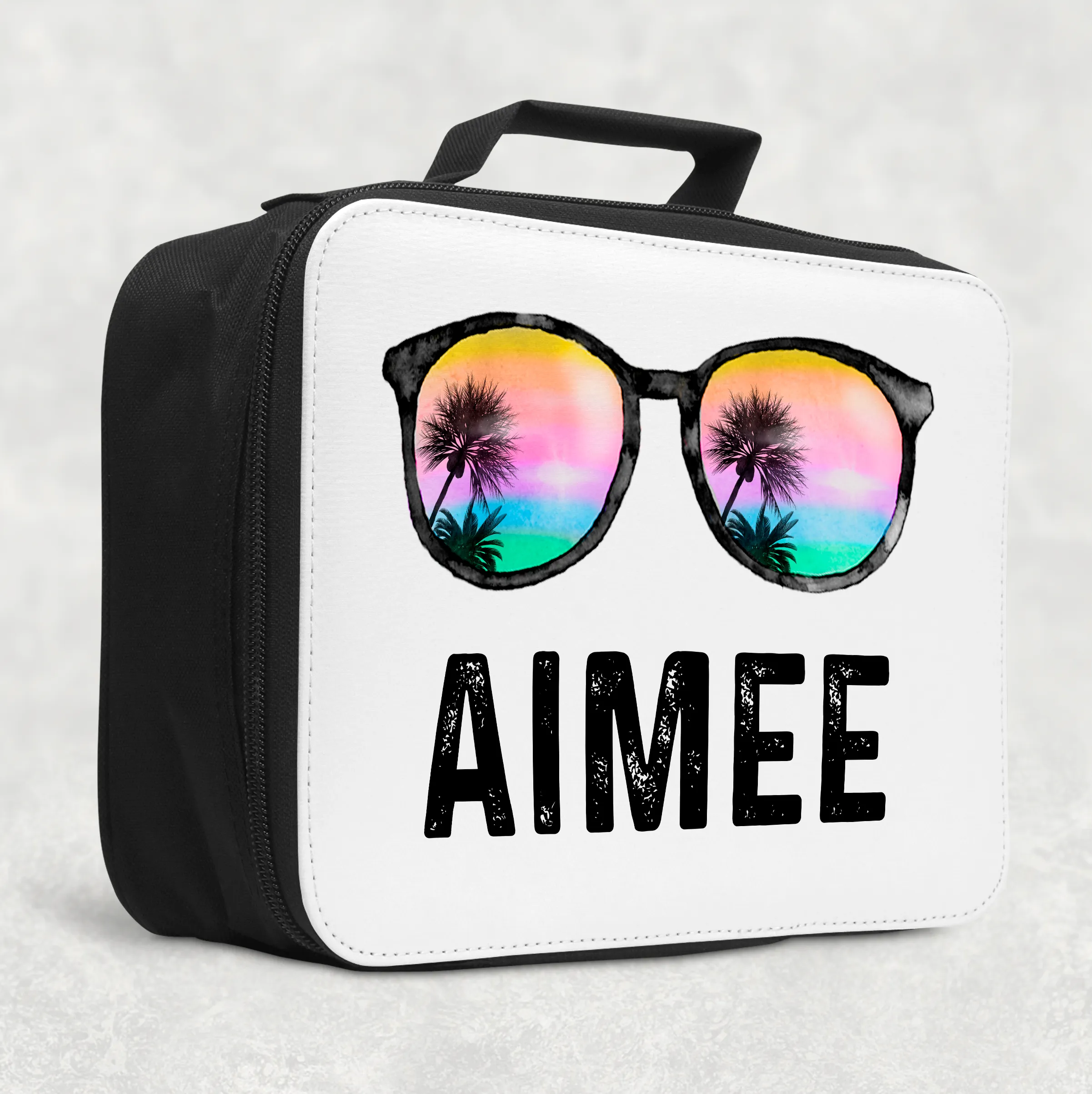 Sunglasses Personalised Insulated Lunch Bag